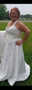 Ivory size 22 wedding dress